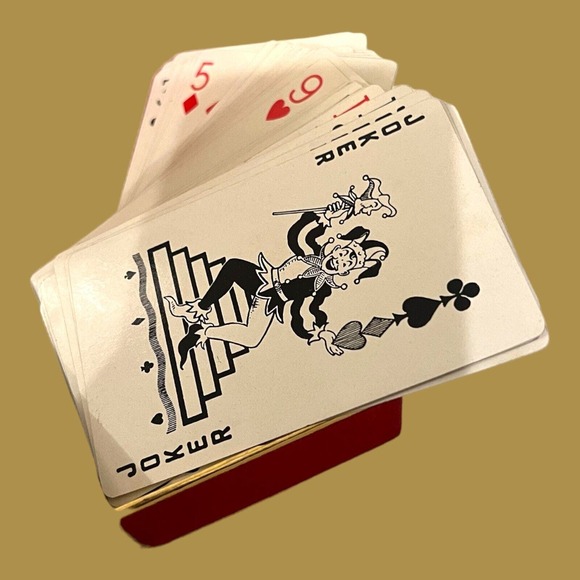 massachusetts institute of technology Vtg Playing Cards Sealed Tax Stamp M.I.T - Picture 4 of 8